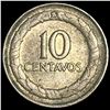 Image 2 : 1947B Colombia Silver 10 Centavos