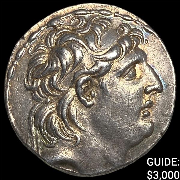 Syria Antiochos VII Euergetes Silver Tetradrachm