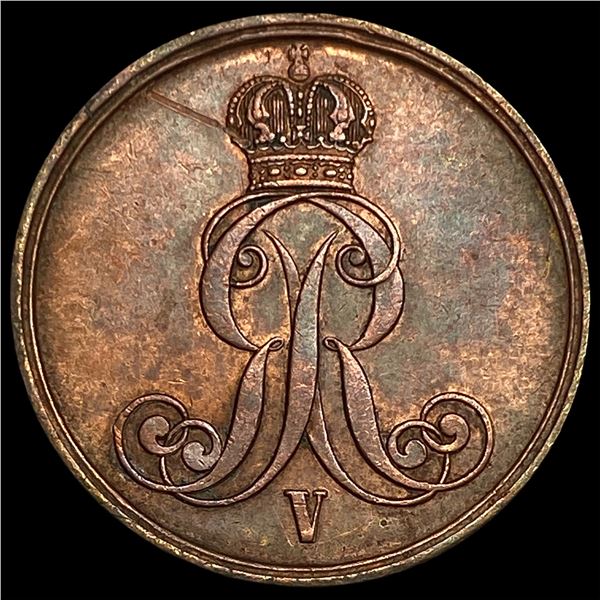 1854B Germany Copper 2 Pfenning