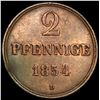 Image 2 : 1854B Germany Copper 2 Pfenning