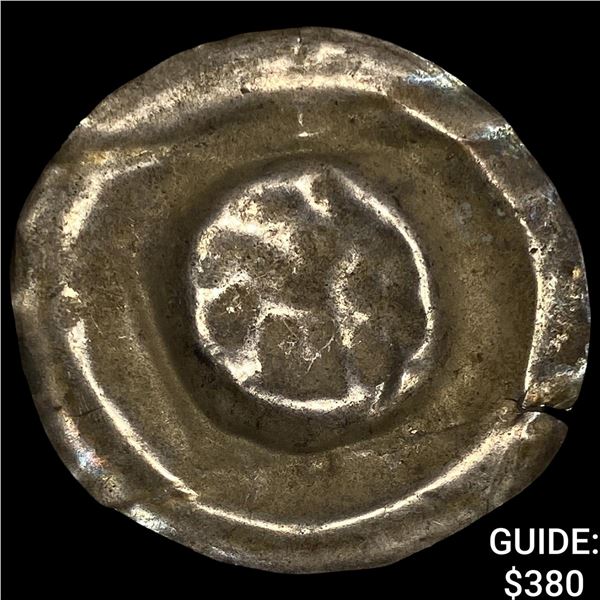 1251-1278 AD Bohemia Ottokar II Silver Bracteate Loin