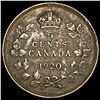 Image 2 : 1920 Canada Silver 5 Cents