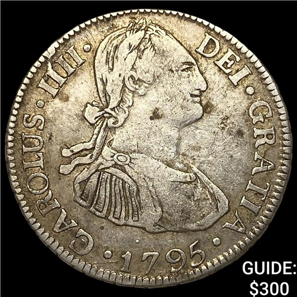 1795-PP Bolivia Charles III Silver 2 Reales