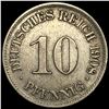 Image 2 : 1908 Germany Silver 10 Pfenning