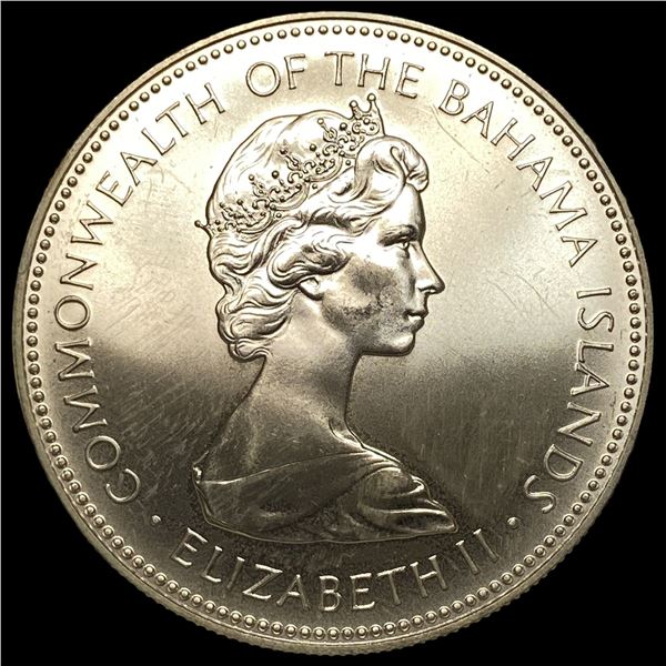1973-FM Bahamas Silver Dollar