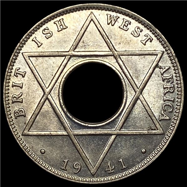 1941 British West Africa 1/10 Penny KM 20