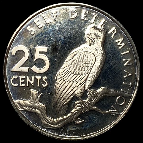 1980 Guyana Copper-Nickel 25 Cents