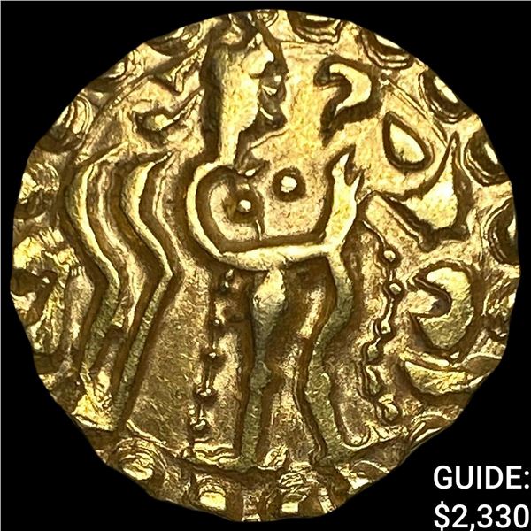 India Rata Dynasty Sridharana 660-680 Gold Stater