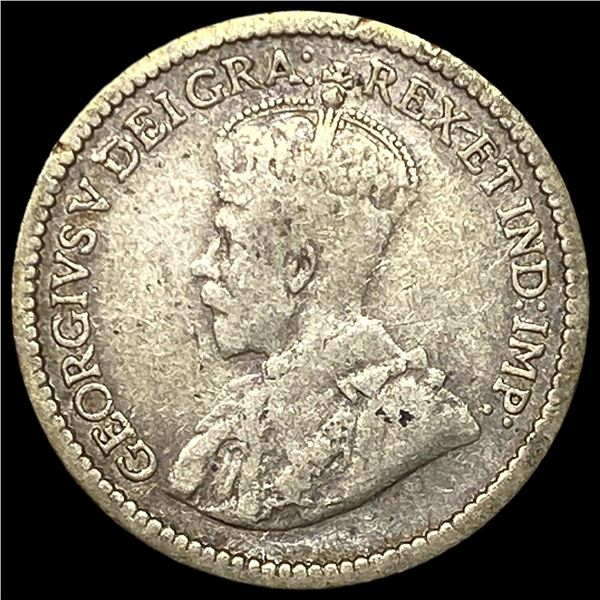 1912 Canada SIlver 5 Cents