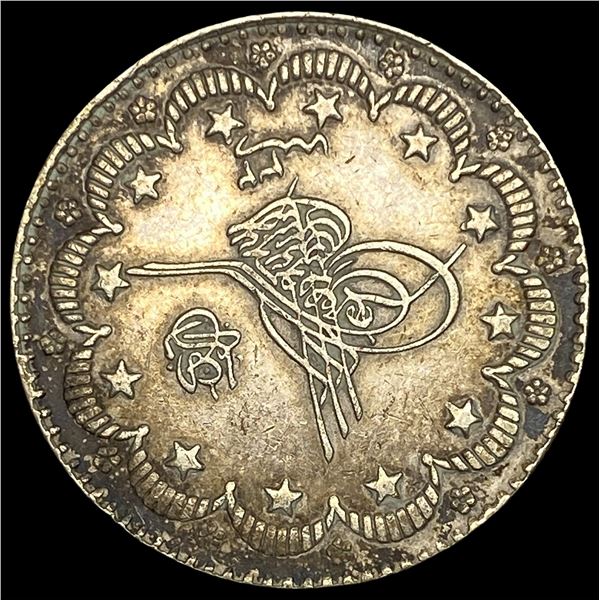 1293 YR 32 Ottoman Empire Silver 5 Kurush