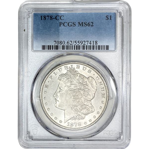 1878-CC Morgan Silver Dollar PCGS MS62