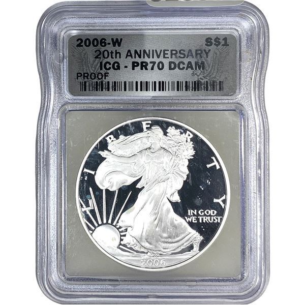 2006-W Silver Eagle ICG PR70 DCAM
