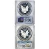 Image 2 : [2 Coins] 2001-2010 Silver Eagle PCGS PR69 DCAM