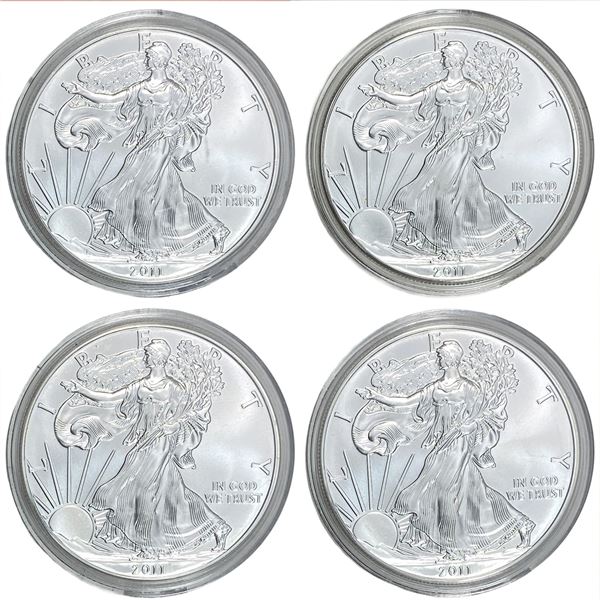 [4 Coins] 2011 Silver Eagle