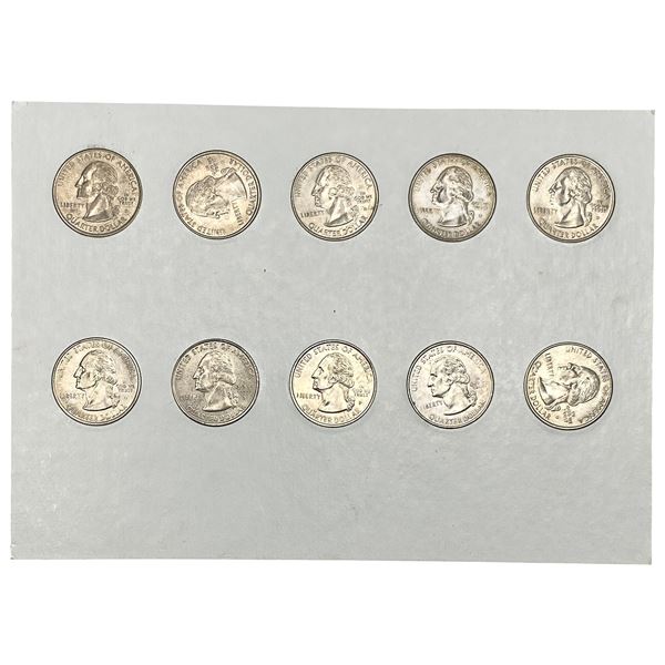 1999 Year Set Commemorative State 25C
