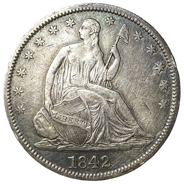 1842 Seated Liberty Half Dollar