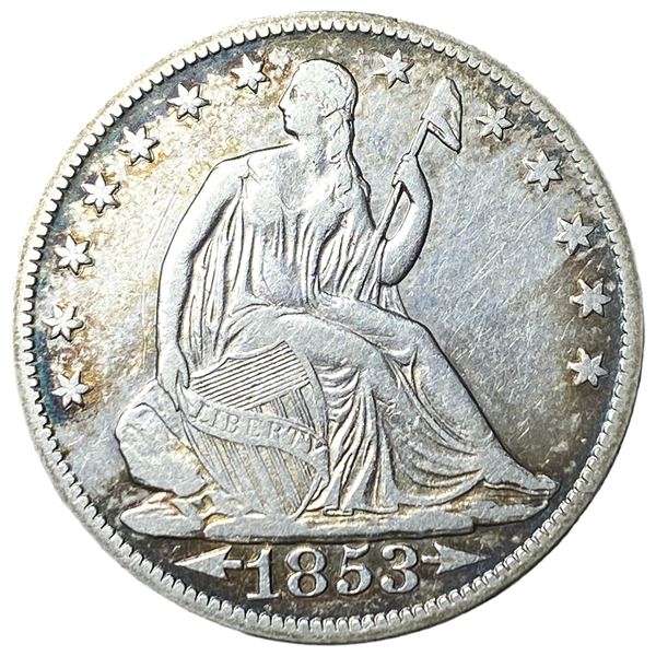 1853-O Seated Liberty Half Dollar