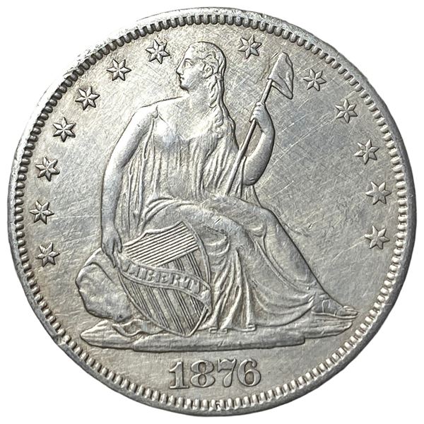 1876-CC Seated Liberty Half Dollar
