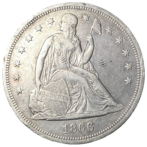 1866 Seated Liberty Dollar