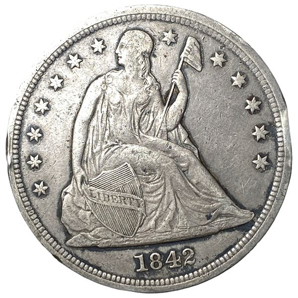 1842 Seated Liberty Dollar