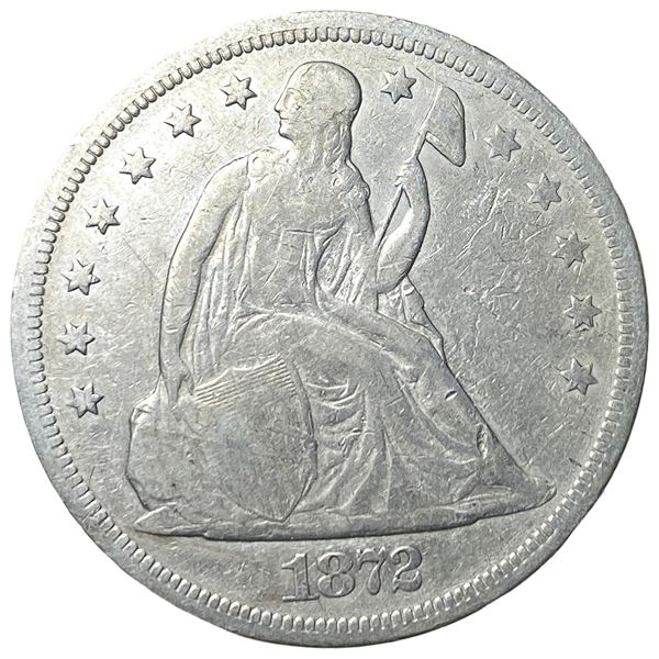 1872 Seated Liberty Dollar