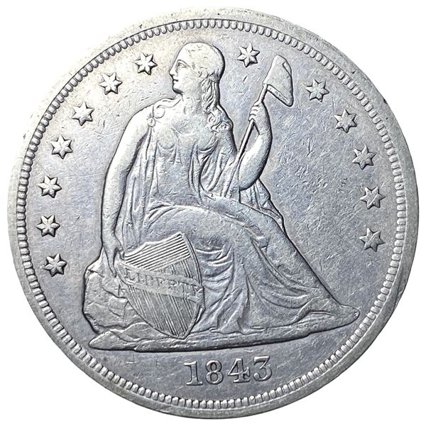 1845 Seated Liberty Dollar
