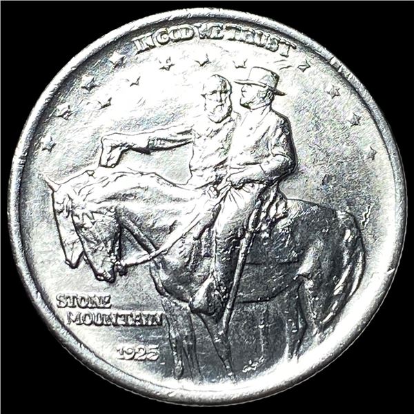 1925 Silver Stone Mountain Half Dollar  UNCIRCULATED