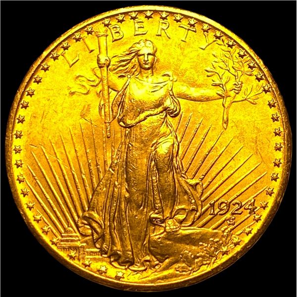 1924 $20 Gold Saint-Gaudens Double Eagle  UNCIRCULATED