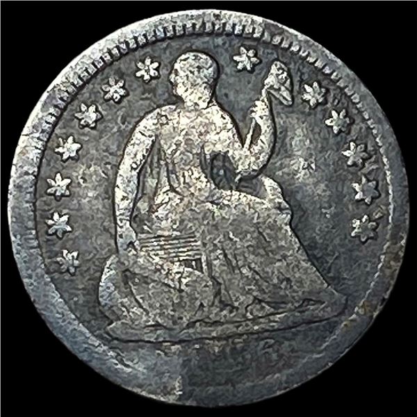 1856 Seated Liberty Half Dime NICELY  CIRCULATED