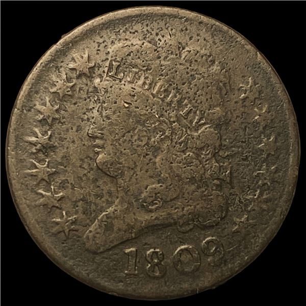1809 Classic Head Half Cent LIGHTLY  CIRCULATED
