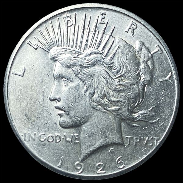 1926-S Peace Silver Dollar CHOICE AU