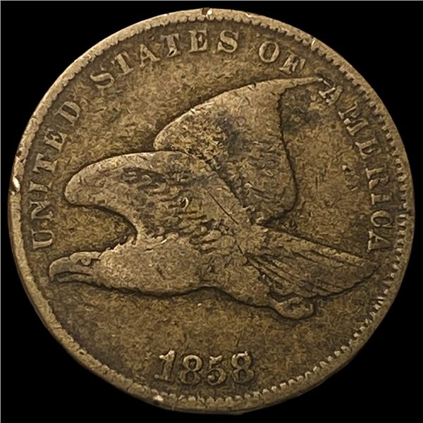 1858 Flying Eagle Cent LIGHTLY CIRCULATED