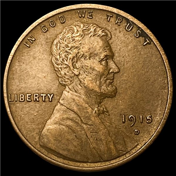 1915-D Lincoln Wheat Cent CLOSELY  UNCIRCULATED