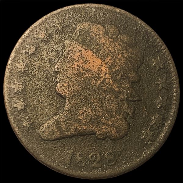 1828 Classic Head Half Cent LIGHTLY  CIRCULATED