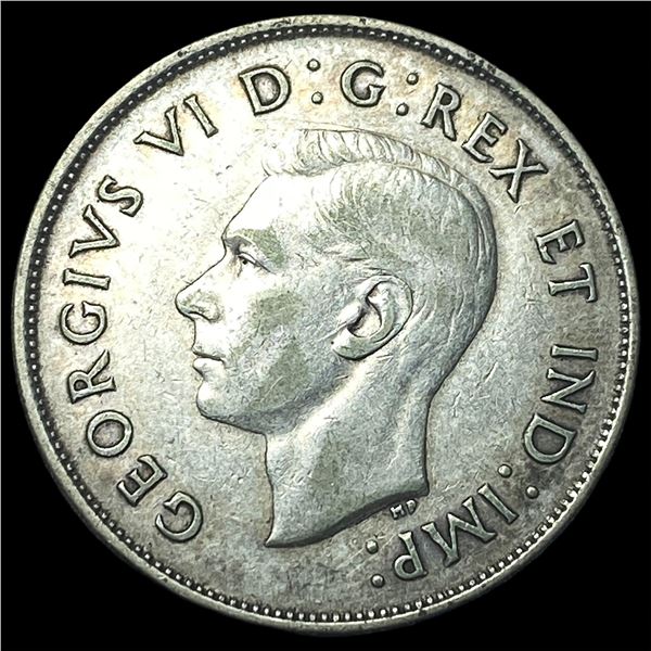 1942 Canada Silver 50 Cents HIGH GRADE