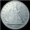 Image 1 : 1877 Seated Liberty Half Dollar CLOSELY  UNCIRCULATED