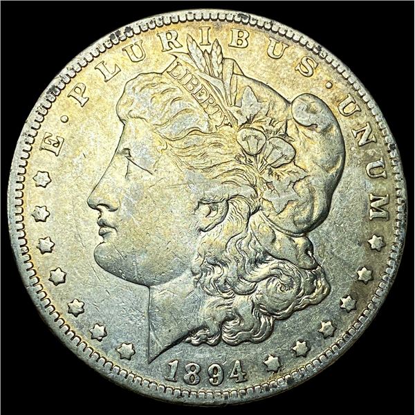 1894-O Silver Morgan Dollar ABOUT  UNCIRCULATED