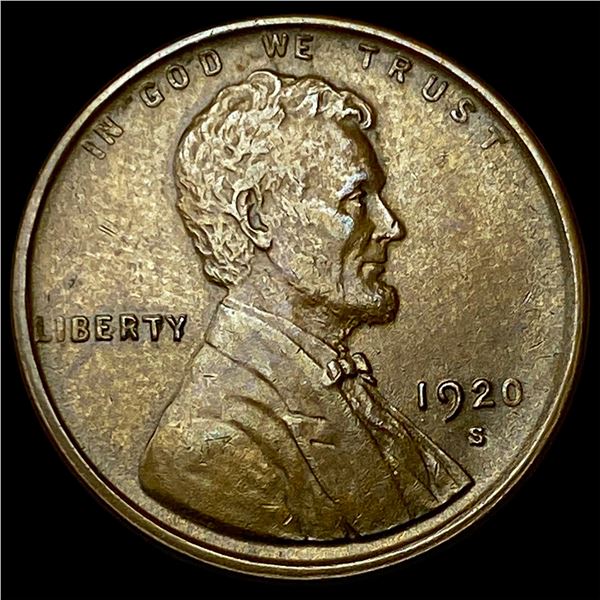 1920-S Lincoln Wheat Cent CLOSELY  UNCIRCULATED