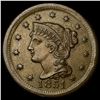 Image 1 : 1851 Braided Hair Large Cent UNCIRCULATED