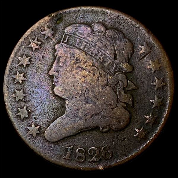 1826 Classic Head Half Cent LIGHTLY  CIRCULATED