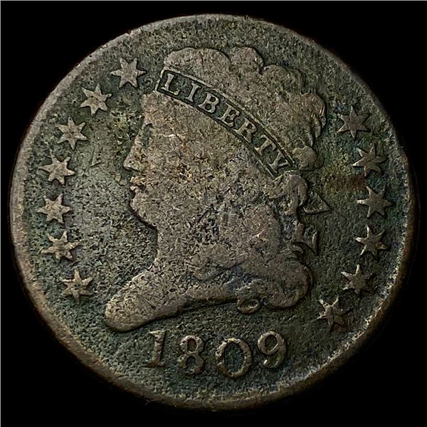 1809 Classic Head Half Cent LIGHTLY  CIRCULATED