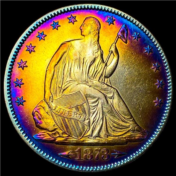 1873 Arrows Seated Liberty Half Dollar  UNCIRCULATED