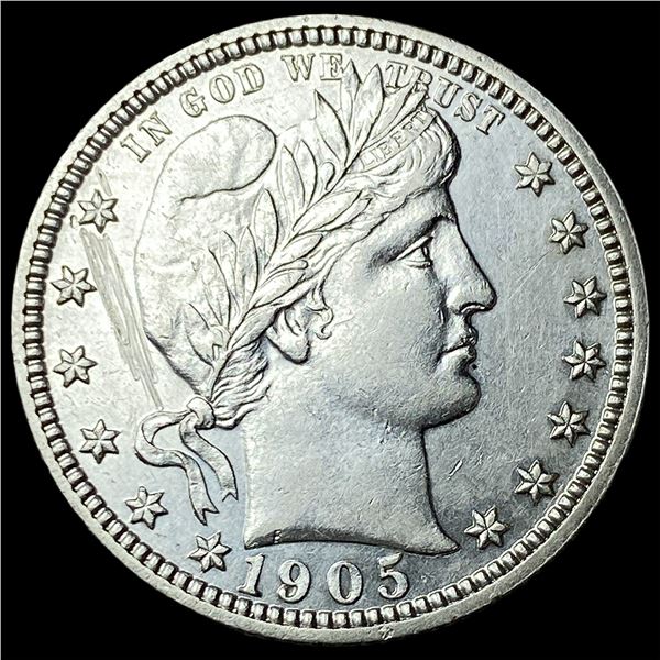 1905 Silver Barber Quarter HIGH GRADE