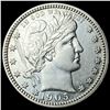 Image 1 : 1905 Silver Barber Quarter HIGH GRADE