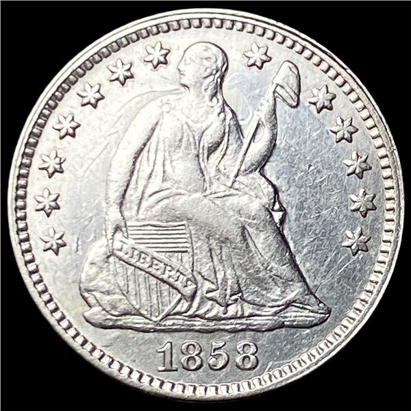 1858 Silver Seated Liberty Half Dime  UNCIRCULATED