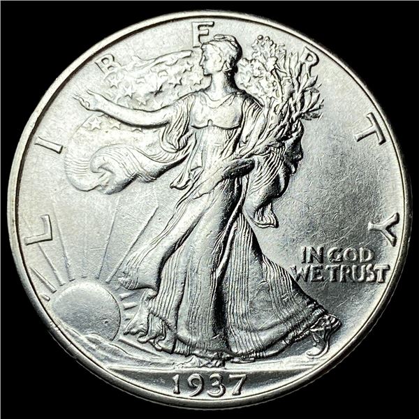 1937-D Silver Walking Liberty Half Dollar  UNCIRCULATED