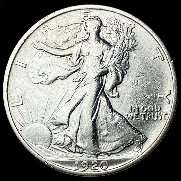 1920 Silver Walking Liberty Half Dollar  CLOSELY UNCIRCULATED