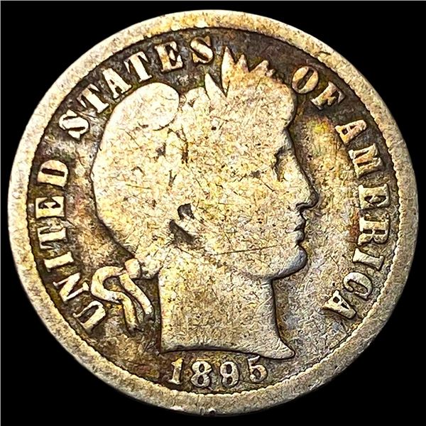 1895-O Silver Barber Dime NICELY CIRCULATED