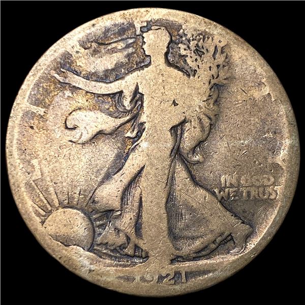 1921-S Silver Walking Liberty Half Dollar  NICELY CIRCULATED