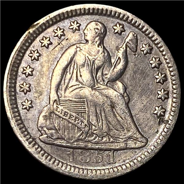 1851 Seated Liberty Half Dime NEARLY  UNCIRCULATED